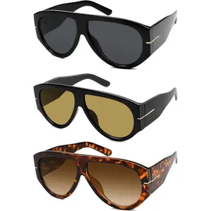 Retro Core Aesthetic Oversized Aviator Sunglasses Vintage 70s Unisex Sun Glasses TikTok Fashion Trend