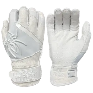 Spiderz PRO PREMIER Batting Gloves - White/White "WHITEOUT" Spiderz PRO PREMIER Batting Gloves - White/White "WHITEOUT"