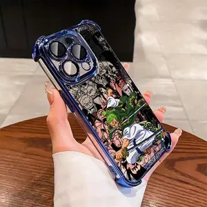 Anime O-Ones P-Pieces Zoro Phone Case Compatible with for iphone 16 15 14 13 12 11 Pro Max X XR XSMAX 8 39 Plus, Shockproof Transparent Soft Back Cover.