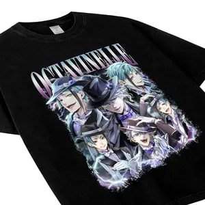 Azul Ashengrotto Jade Floyd Leech Octavinelle Twisted Wonderland Game Character T-shirt Sweatshirt Hoodie Gift For Fan Fabric Top