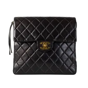 Pre-owned CHANEL Leather Backpacks Black Lambskin Backpack IB26030089
