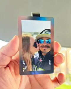 Personalized Photo Car Visor Clip – Custom Metal Sun Visor Decor, Unique Car Accessory