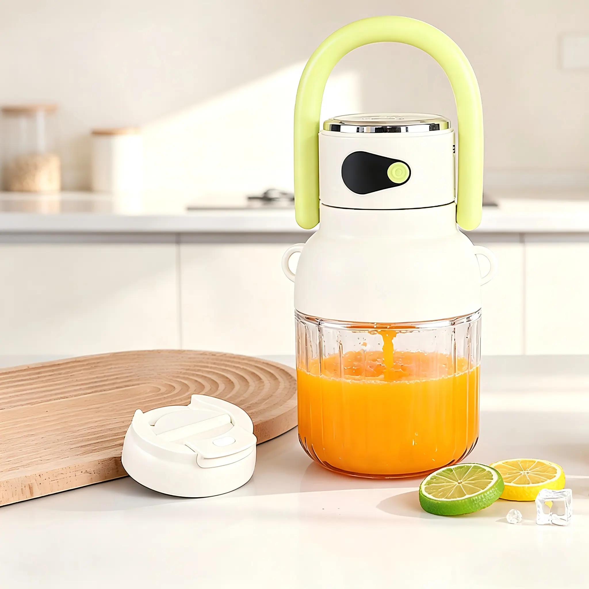 500ml Portable Blender, USB-C Rechargeable BPA-Free Personal Blender With Sip Spout Leakproof Lid For Smoothies And Shakes
