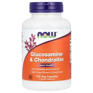 NOW Foods Glucosamine & Chondroitin, 120 Veg Capsules