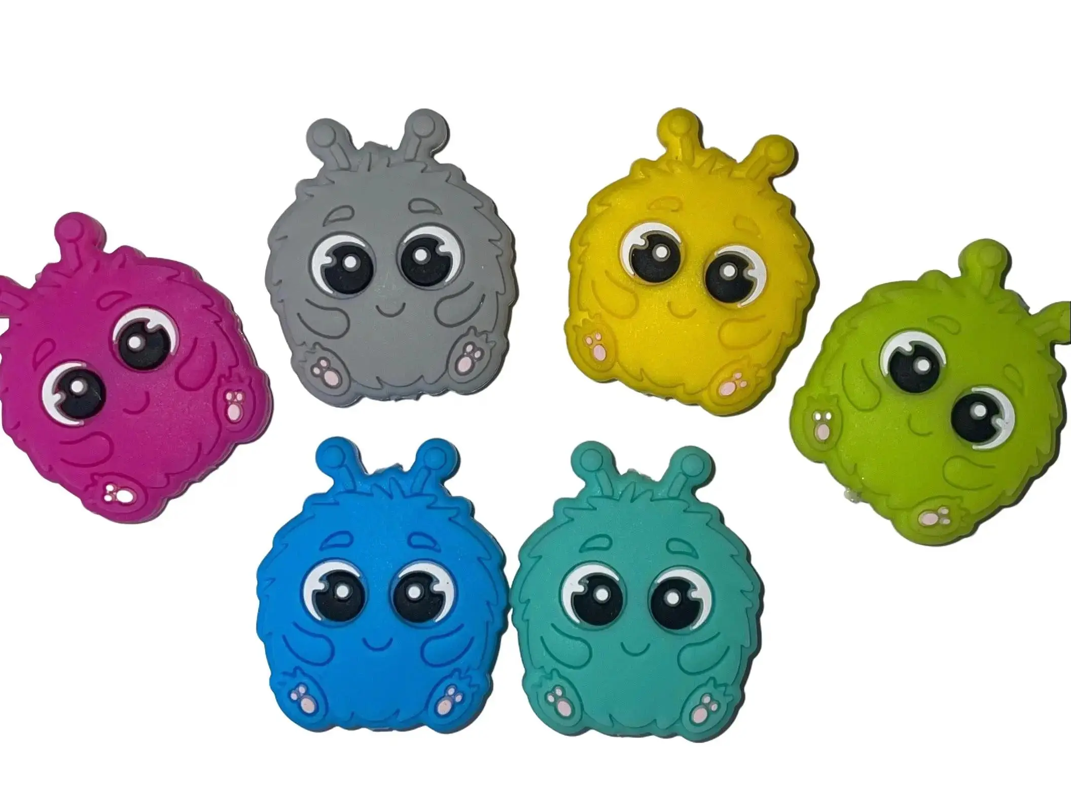 Furby Beads Fuzzy Animal Focal Beads 30mm Bead Pen for Crafting DIY Beading Accessories Beaded Tassel Charms Adjustable Beaded Design Jewelry Making