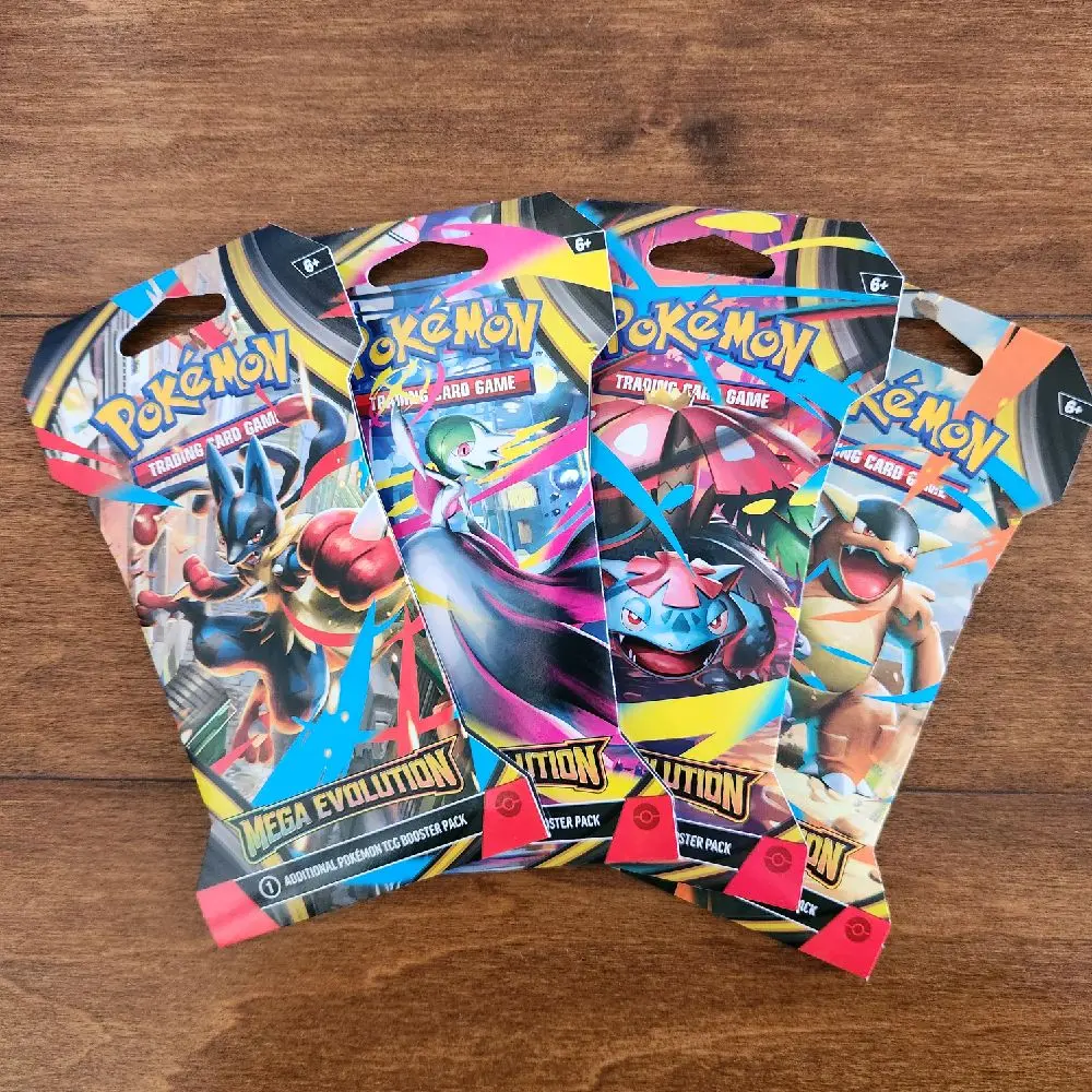 Pokemon Mega Evolution Sleeved Booster Pack - ME01: Mega Evolution (MEG)  [SINGLE PACK] - TikTok Shop