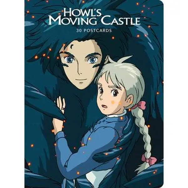 Studio Ghibli(r) Howl's Moving Castle 30 Postcards - Collectible Postcard Art Set, Character Art, Portfolio Cover, 30 Final Frames, High Detail Hand-Drawn Cards