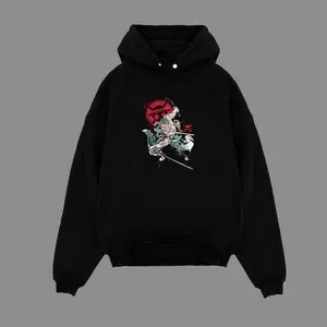 Roronoa Zoro One Piece Anime Streetwear Vintage Unisex T-Shirt, Anime Shirt, Crewneck Medium Cotton Short Slevee Casual Printed Streetwear T-Shirt
