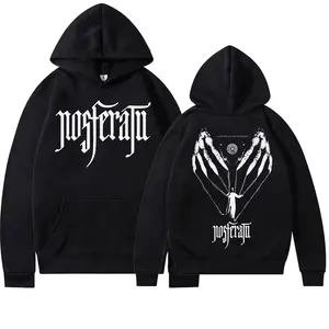 Nosferatu 2024 Movie 2-Sided Hoodie, Bill Skarsgard Count Orlok Nicholas Hoult A Symphony of Horror Count Dracula Bram Stoker Unisex T-shirt/Sweatshirt/Hoodie