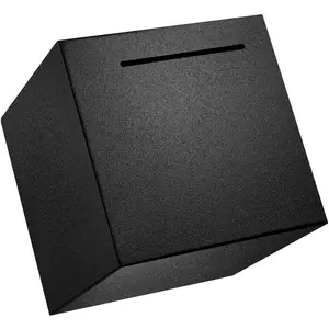 Piggy Bank for Adults,Safe Piggy Bank Made of Stainless Steel,Can Only Save The Piggy Bank That Cannot be Taken Out (Black, 4.72IN)