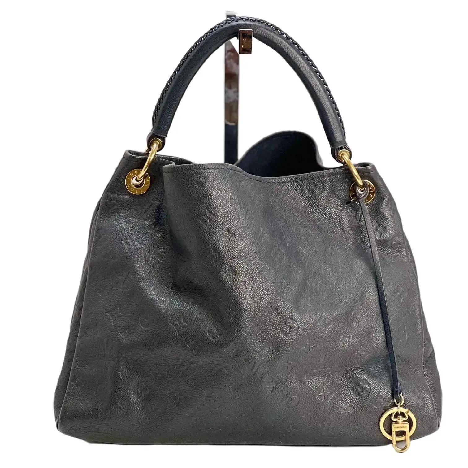 Pre-owned Louis Vuitton leather Shoulder Bags Infini Empreinte Artsy MM Bag
