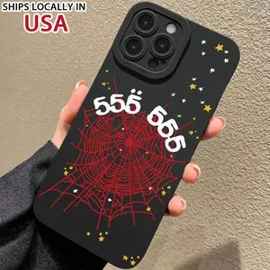 Spider Web Pattern Phone Case, Decorative Phone Protector Cover, Phone Accessories Compatible with iPhone 11 12 13 14 15 16 Pro Max