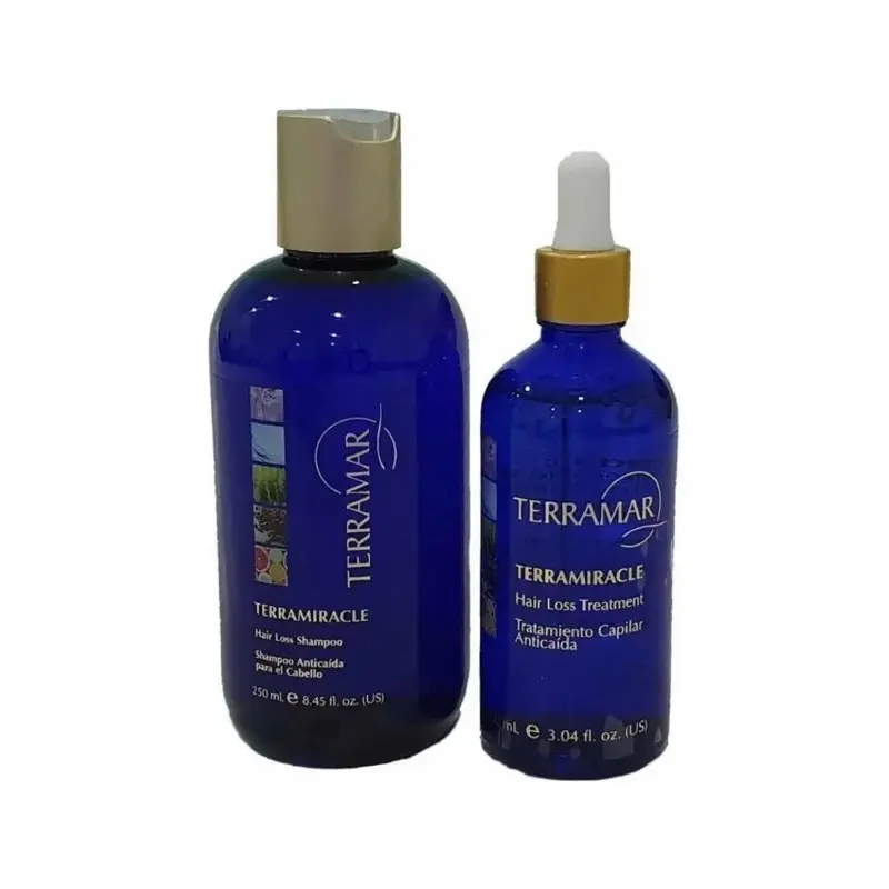 Terramar Anti-Hair Loss Duo Shampoo 250ml & Hair Treatment 90ml for Hair Growth & Thickness