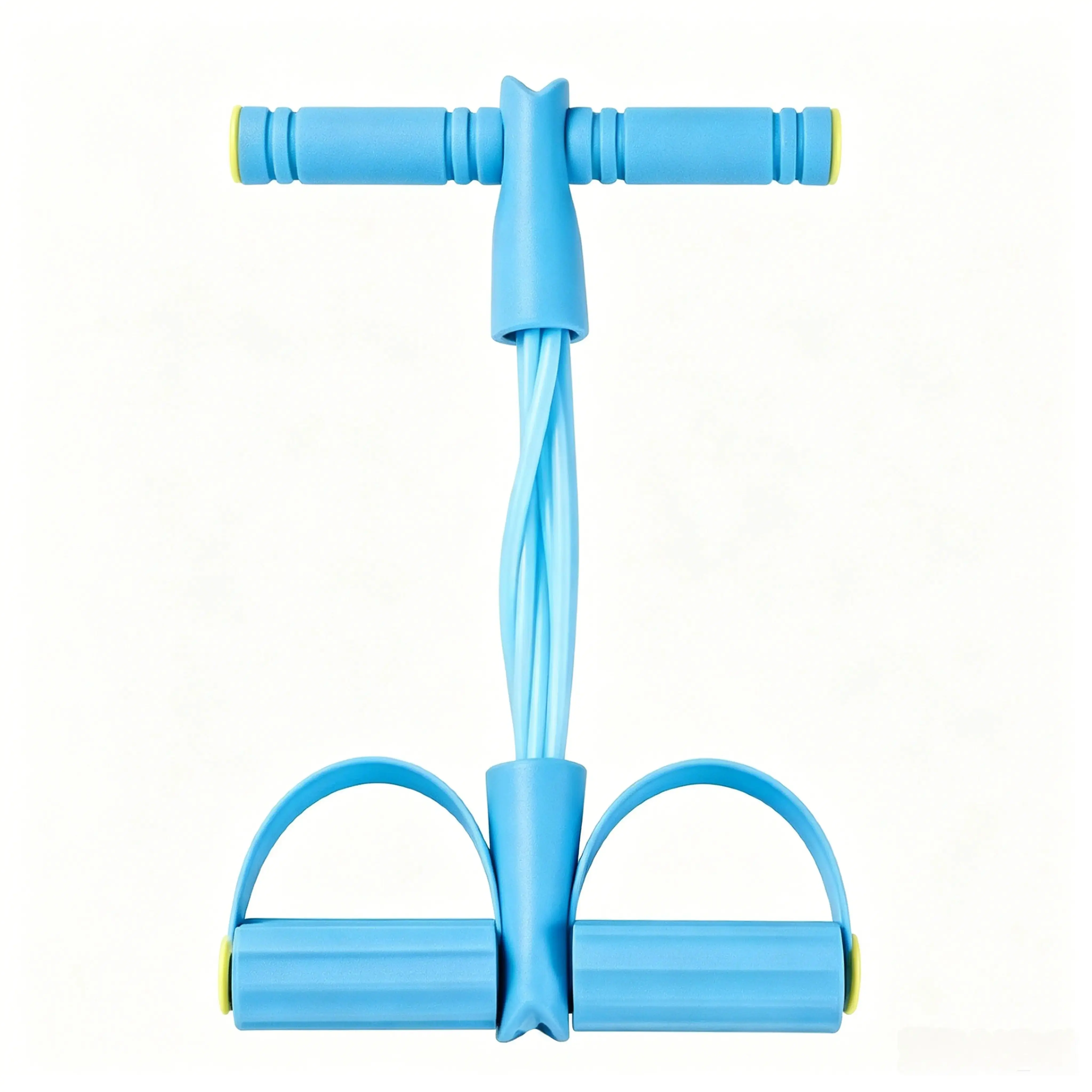 Pedal Resistance Band with Comfortable Foam Handles, Latex Exercise Equipment for Workouts for Flat Tummy, Core & Abs at Home