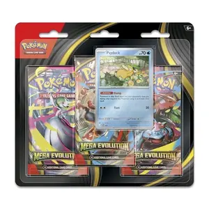 Pokémon mega pack - Includes 3 Booster Packs for Trading Card Game Mega Evolution