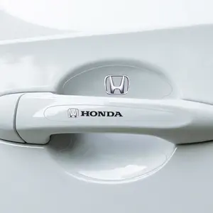 Honda Car Door Handle Bowl Scratch Protection Sticker, Transparent Anti-Scratch Film, Personalized Car Emblem Decoration, High Transparency Invisible Guard