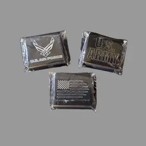 Laser Engraved Stainless Steel Hat Brim Clip