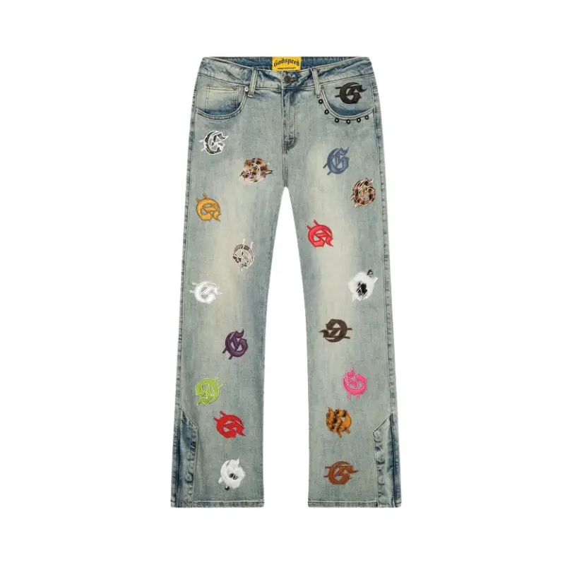 Godspeed 'Infinity Denim' Blue & Multicolor Wash Jeans - Men's