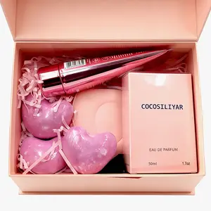 Smooth & Clear Body Care Set Luxury 6-Piece Body Care Kit Body Butter, 3 Bath Bombs, Eye Mask & Perfume Gift for Mom/Sister/BFF