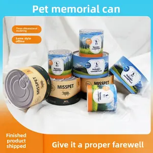 Pet Funeral Supplies| Simulation Food Cans Ancestor Money for Pet Loss Memorial