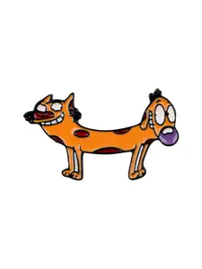 Adorable Dog Animal Design Enamel Brooch, Unique Personalized Badge, Versatile Fashion Accessory, All Seasons Wear, Cute Style, Clip