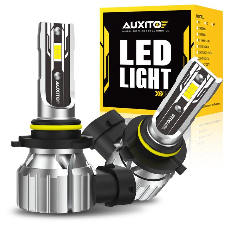 AUXITO 9005 HB3 White LED Headlight Kit HIGH/LOW Beam Bulbs Super Bright 6500K 40000LM