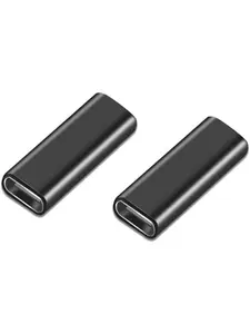 USB C Female to Female Coupler, 2Pack USB 3.1 Type C Adapter Extension Connector for Connecting 2 USB-C Cables, Compatible Supports Fast  Data Transfer