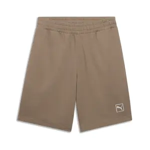 PUMA Mens Essentials Elevated 9 Inch Shorts Casual Bottoms Casual Drawstring - Brown