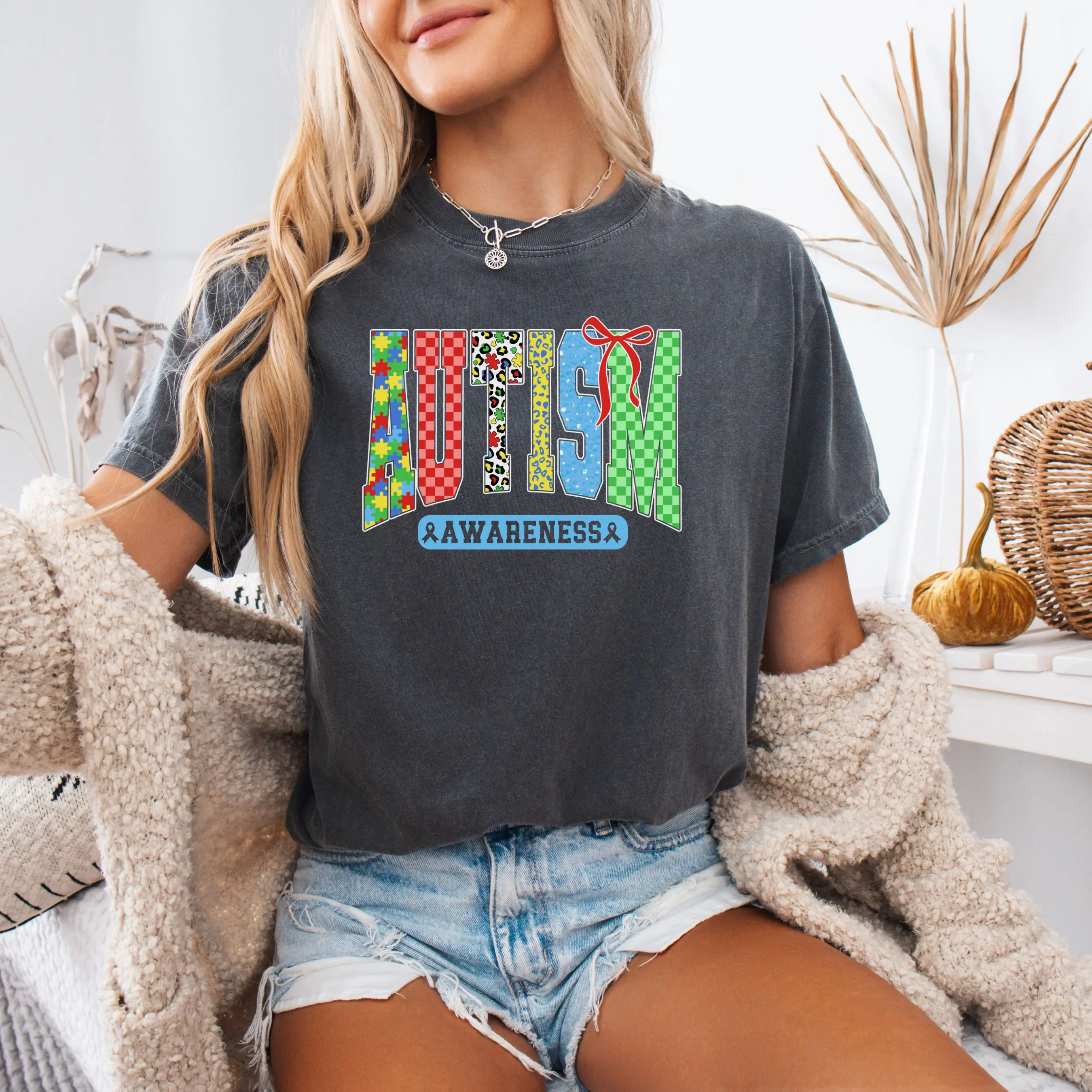 Autism 3 Graphic T Shirt Aesthetic Casual Unisex Gift