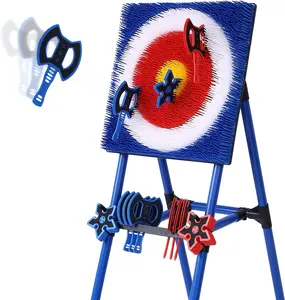 Stiatu Axe Throwing Bristle Target with 8 Throwing Axes Set,Axe Throwing Game for Backyard, Indoor &Outdoor,Yard Games,Carnival Games