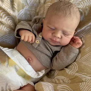 Terabithia Realistic 19-Inch Teen Girl Doll-Vivid Whole Body PVC Material, Properly Dissected Sleep Reborn Doll, Youngsters Series