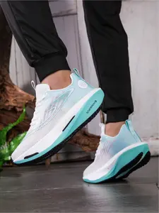 Multi-color Men's Breathable Mesh Workout Sneakers | Lightweight Cushioned Casual Athletic Running Shoes