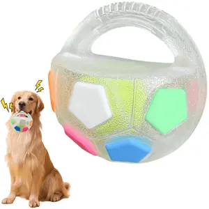 Pet Dog Toy Ball, Interactive Training Ball, Interactive Handheld Football for Dogs, Durable Design for Active Playtime, Perfect Gift for Pet Owners