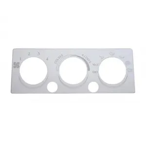 United Pacific Stainless Steel A/C Control Panel, Car Interior Molding for International Brand Semi Trucks