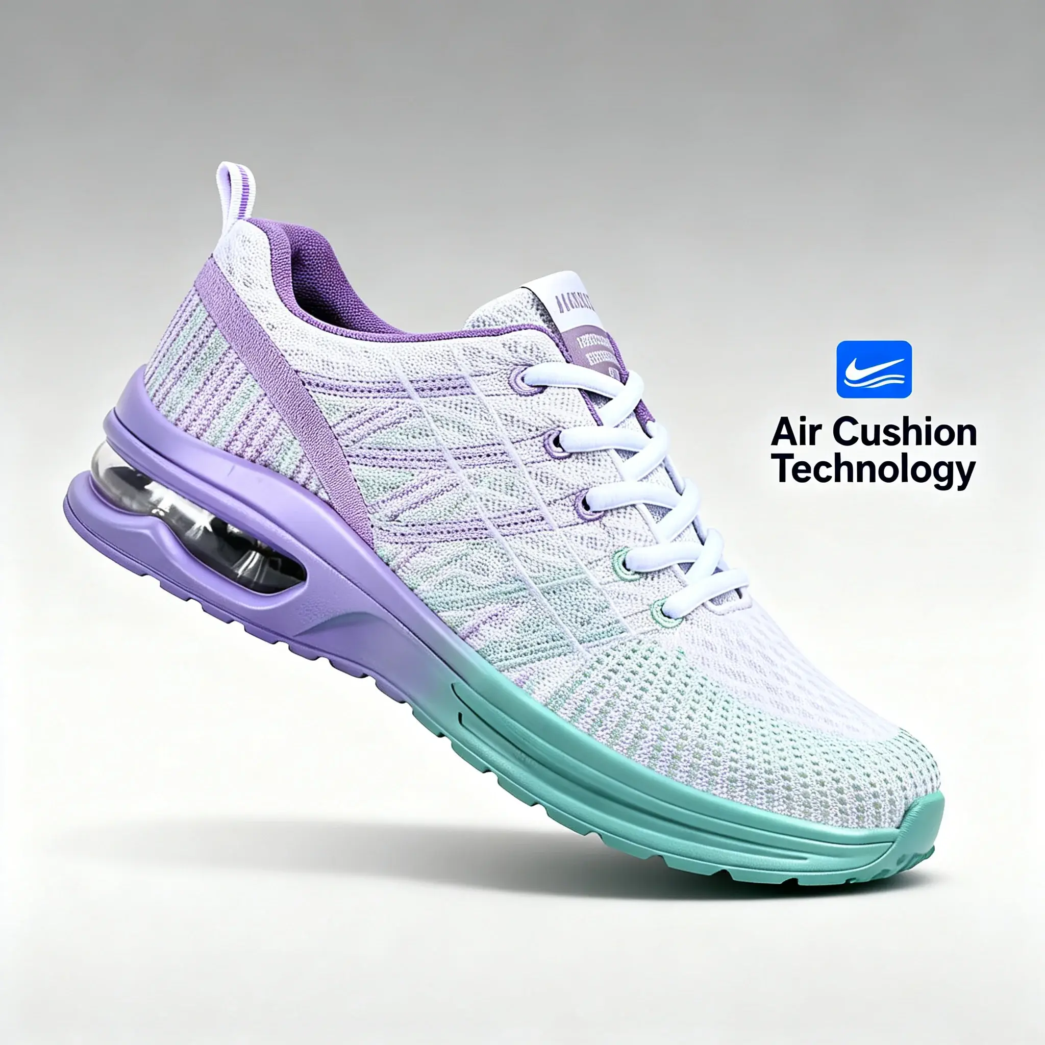 Women's Athletic Low-Top Trainers with a Thick Sole, Versatile Lace-Up Walking Running Shoes for Outdoor Activities, Sports Shoes, Workout Sneakers, Versatile Running, Low Casual Trainers, Feminine Style Casual Trainers