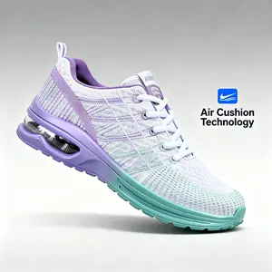 Women's Sporty Casual Trainers - Spring & Fall Elegant Fashion, Round Closed Toe, Low Top, Lace-Up, Thick Sole Workout Sneakers for Walking, Running (Sports Shoes)