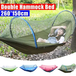 2-Person Outdoor Hammock with Mosquito Net – Portable Parachute Camping Hammock