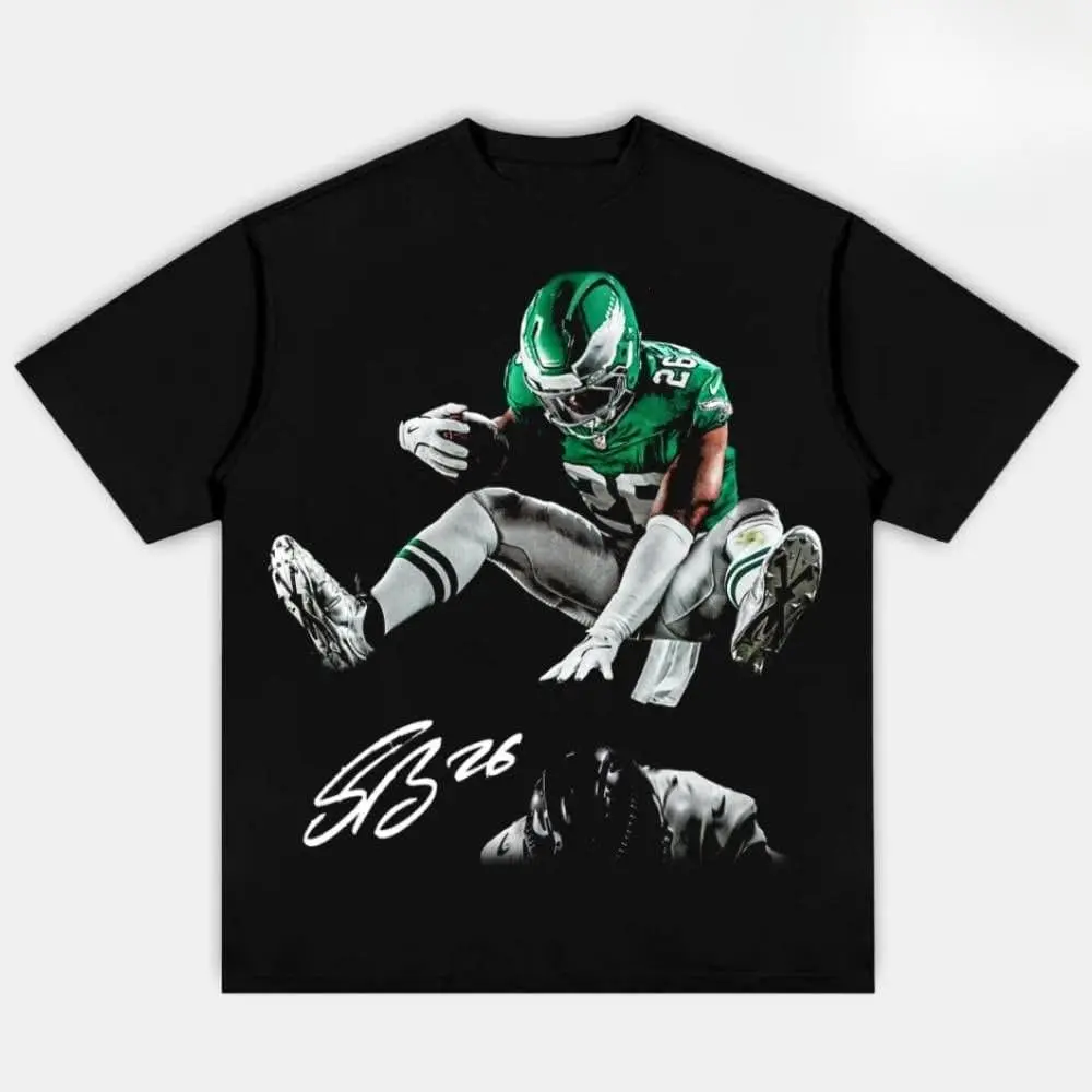 [Sale Up To 50%] Saquon "THE HURDLE" Philadelphia Football Adult and Youth, Saquon Barkley shirt, graphic tees, youth boys clothes, Fan Gift