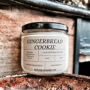 Gingerbread Cookie Candle