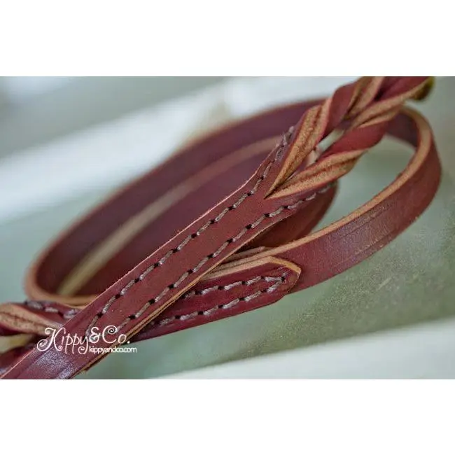 Latigo Leather Braided Leash