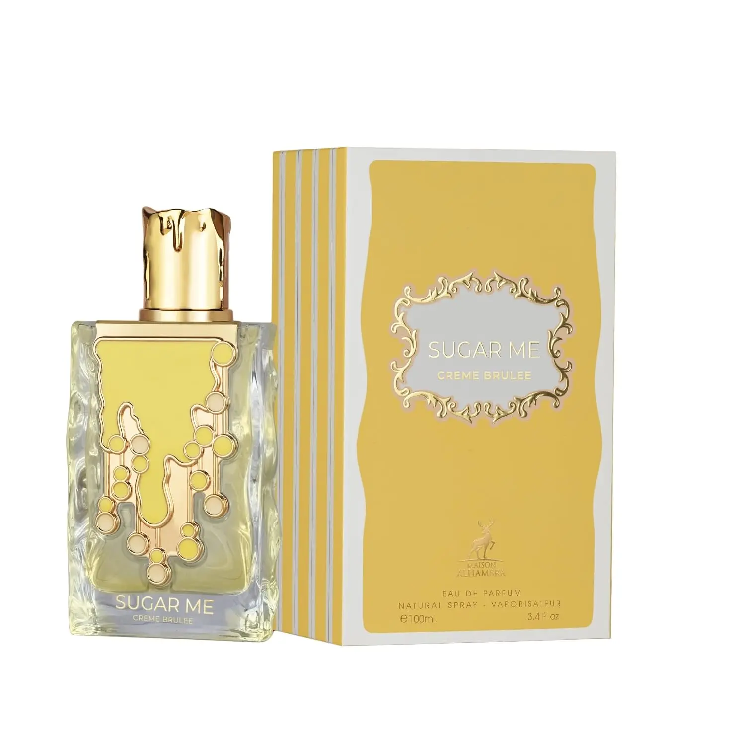 Maison Alhambra Sugar Me Creme Brulee Eau De Parfum Unisex 3.4 Fl Oz