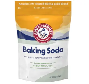 ARM & HAMMER Baking Soda Made in USA, Ideal for Baking, Pure & Natural, 2.7lb Bag