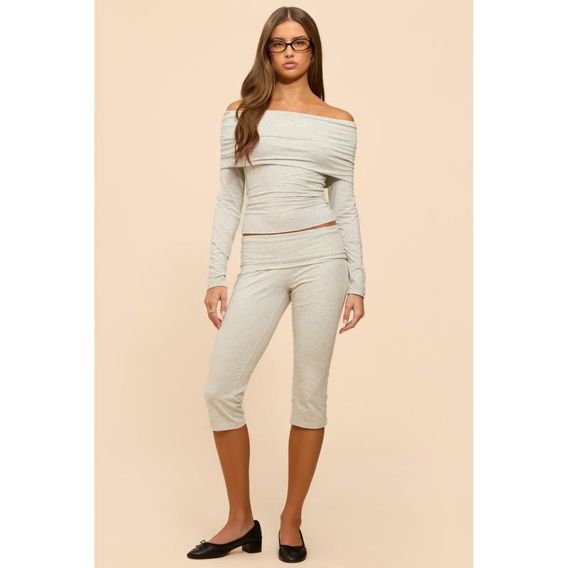 Habiba Foldover Off Shoulder Top