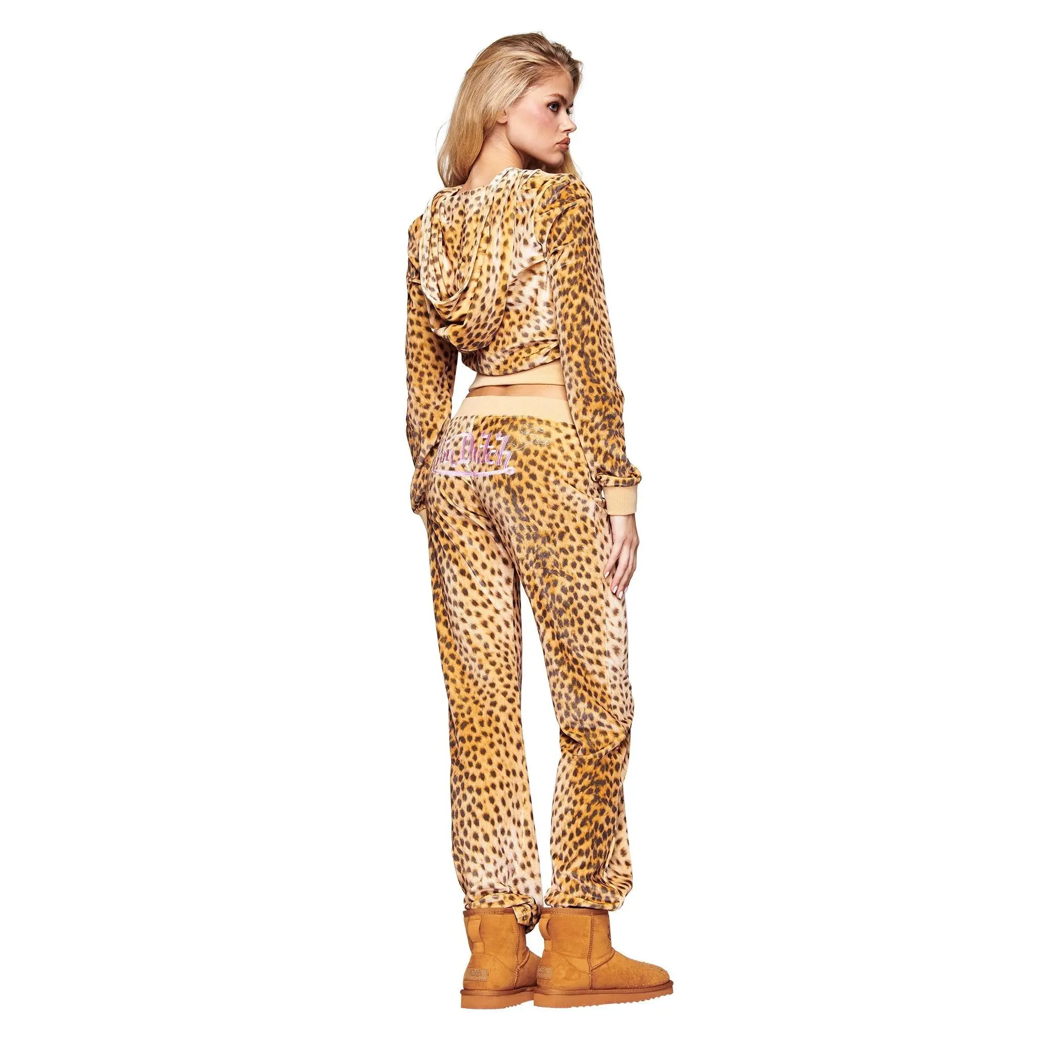 I.AM.GIA X VON DUTCH KAMERON VELOUR JACKET - LEOPARD - TikTok Shop