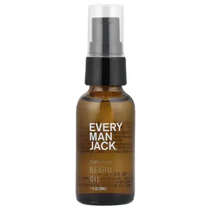 Every Man Jack Beard Oil, Sandalwood, 1 fl oz (30 ml)