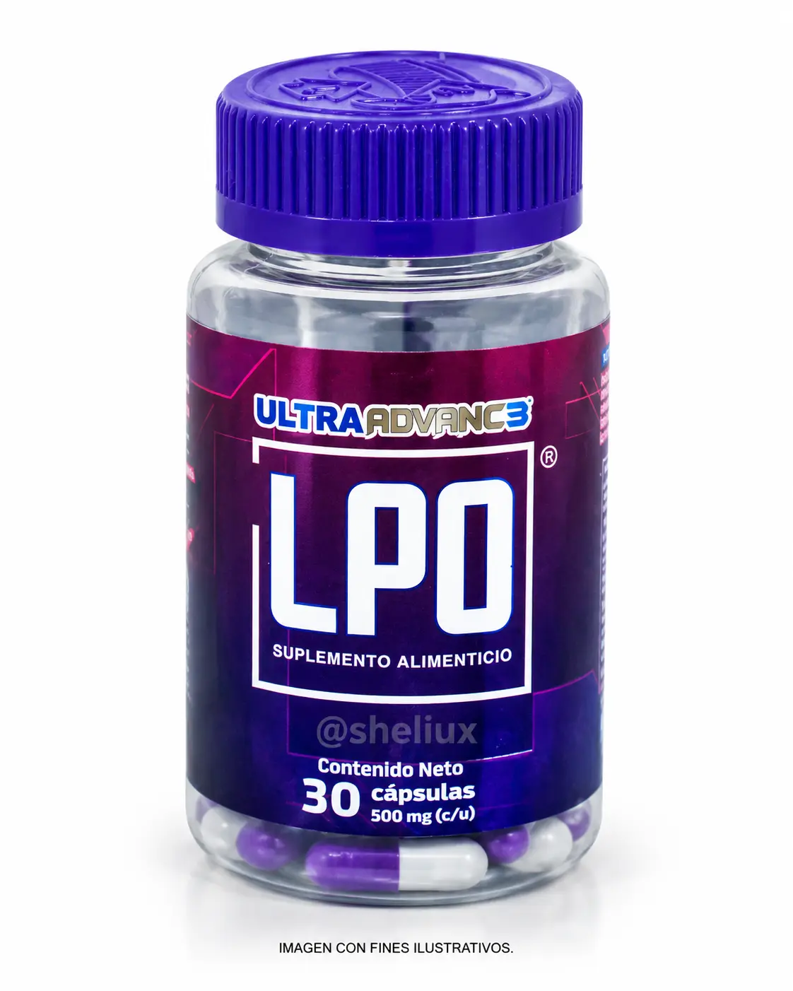 LPO Ultra Advance³ | Natural Dietary Supplement | Balanced Formula | 30 Capsules