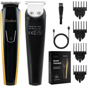 Beard Trimmer for Men, Rechargeable Men's Hair Trimmer for Mustache, Electric Razor & Body Grooming Kit for Beard, Face, Groin & Manscaping, Birthday Valentines Ideal Gift for Men