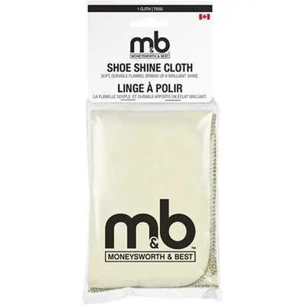 Moneysworth & Best Shoe Shine Cloth - Soft Microfiber (18.5" x 17")