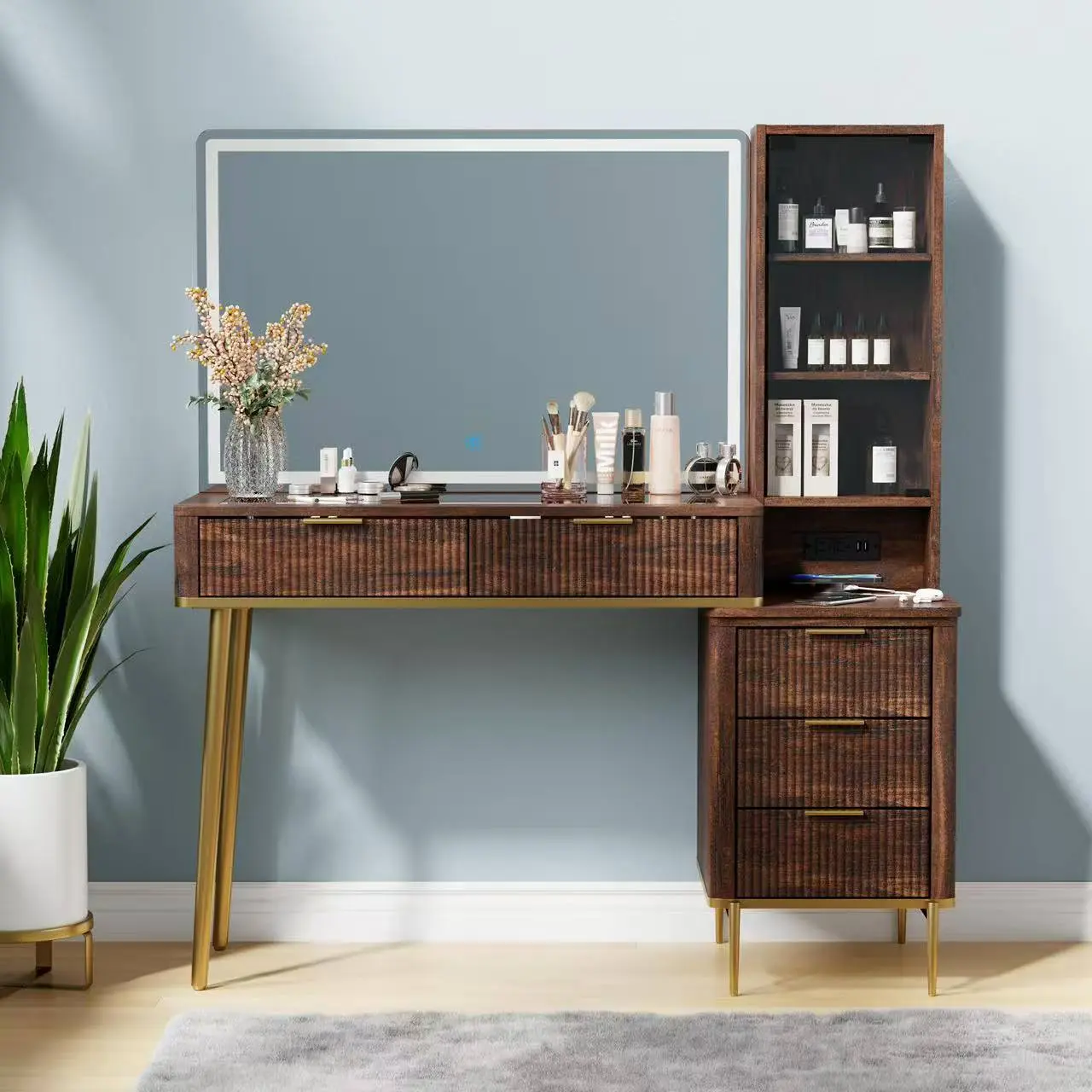 Walnut (Metal Legs)