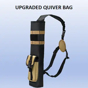 Lightweight Archery Arrow Quiver, Adjustable Straps for Back or Side Carry, Easy Release for Hunters and Target Practice